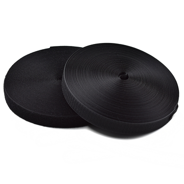 25MM 70% nylon 30% polyester with okeo-tex standard 100 certificate black and white hook and loop fastener