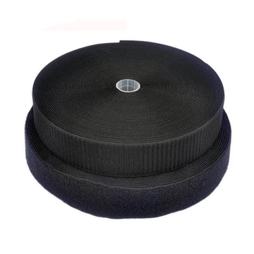 25MM 30% nylon 70% polyester black and white hook and loop fastener